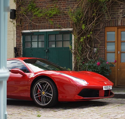 Ferrari car rental in London